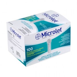 LANCETA MICROLET - 100 UNID - BAYER